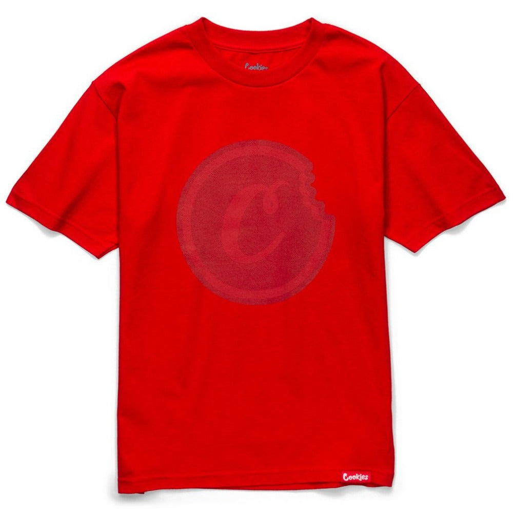 Fresh Daily Logo Tee-Red/Red