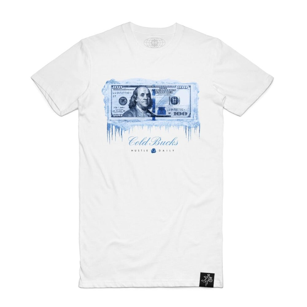 UNC Cold Bucks Tee-White