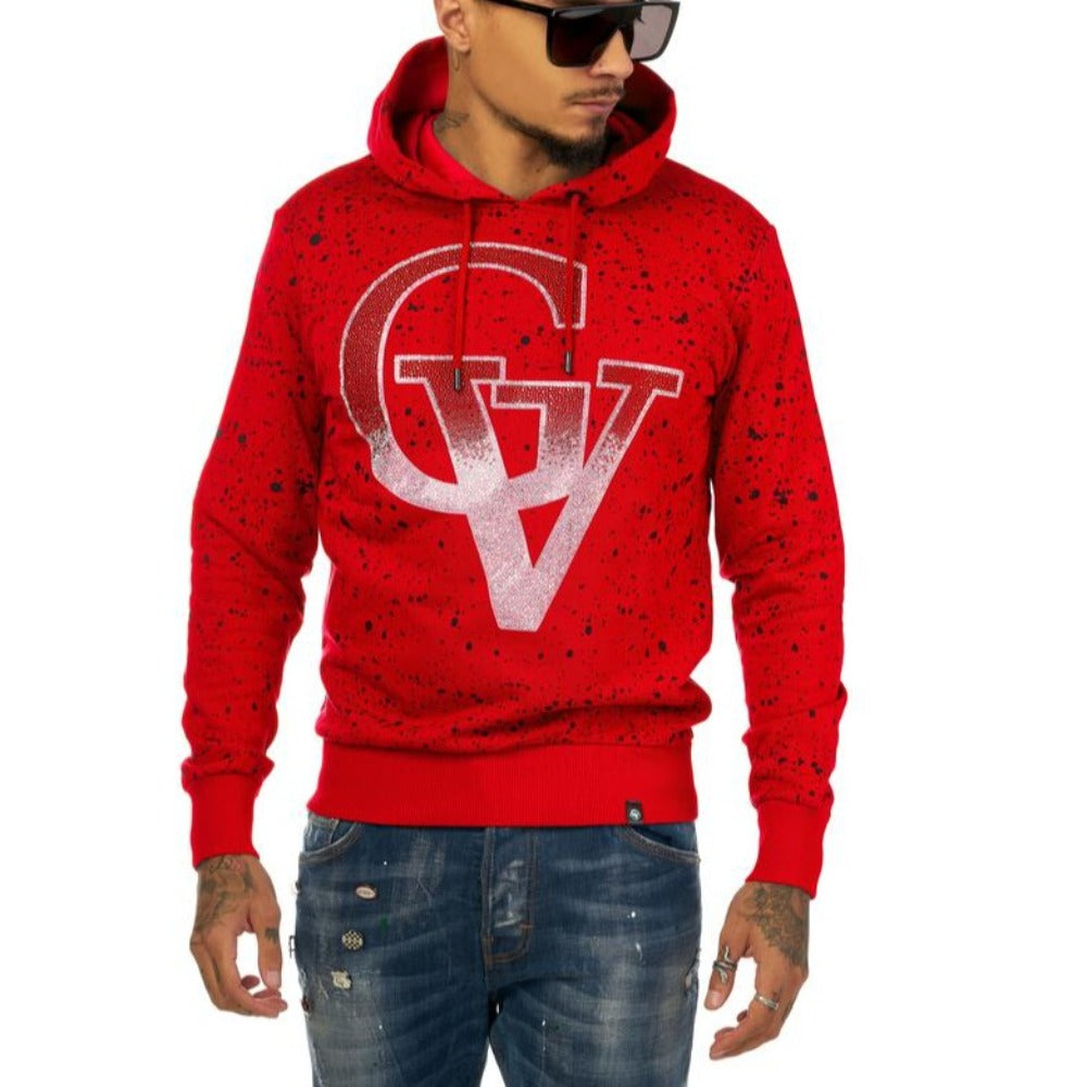 George V Pairs-GV Logo Hoodie-Red