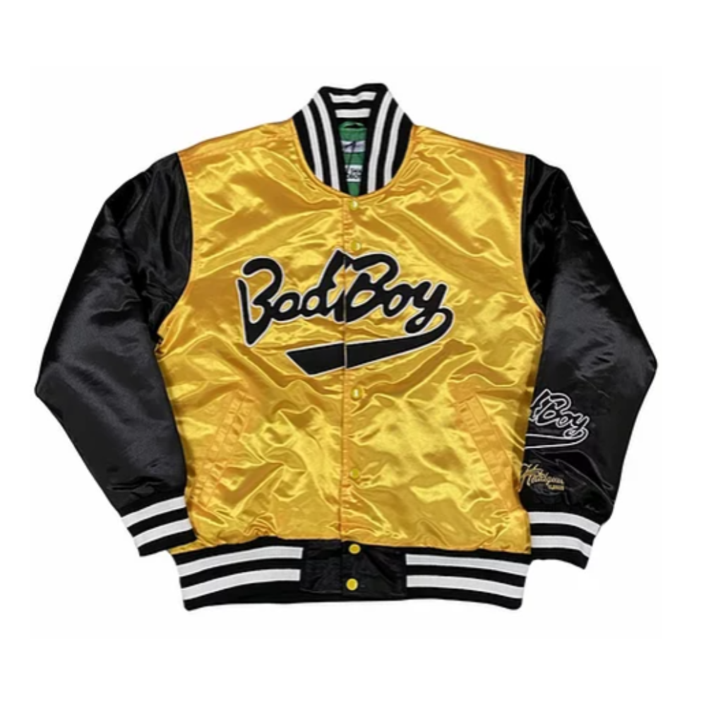 Biggie Smalls Bad Boy Varsity Jacket-Yellow – Todays Man Store