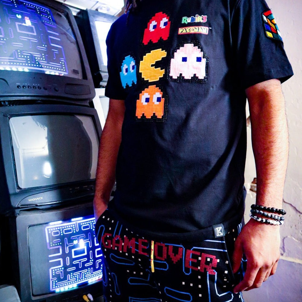 DeKryptic x Rubik's x Pac-Man - GAME OVER Embroidered Stoned Set