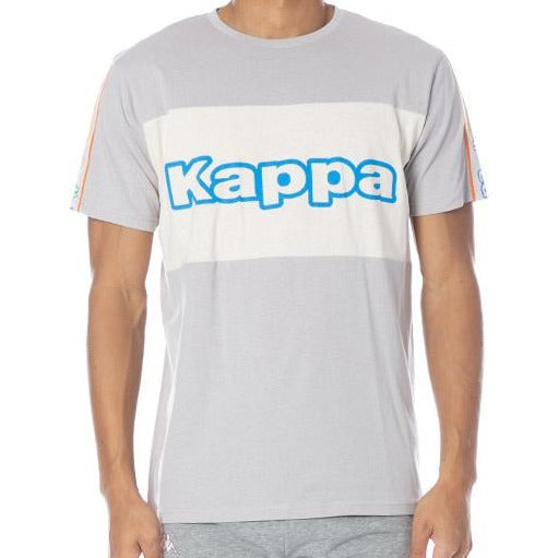 Kappa-Logo Tape Camius-Grey/White Rock-3117MGW