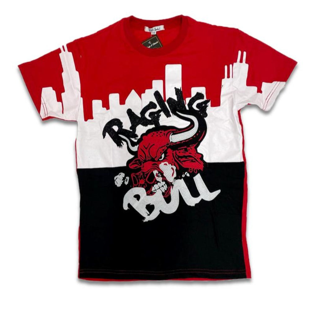 Retro Label-Raging Bull Shirt-Red