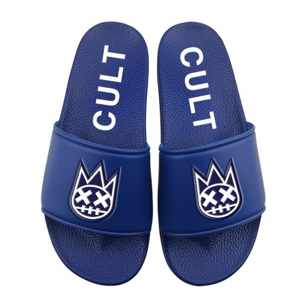 Cult Sandals W/White Socks-Royal Blue
