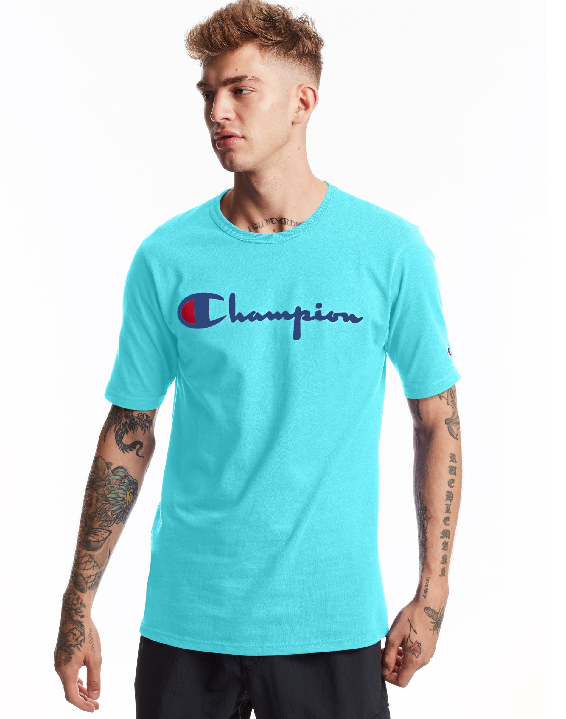 Champion heritage store tee blue