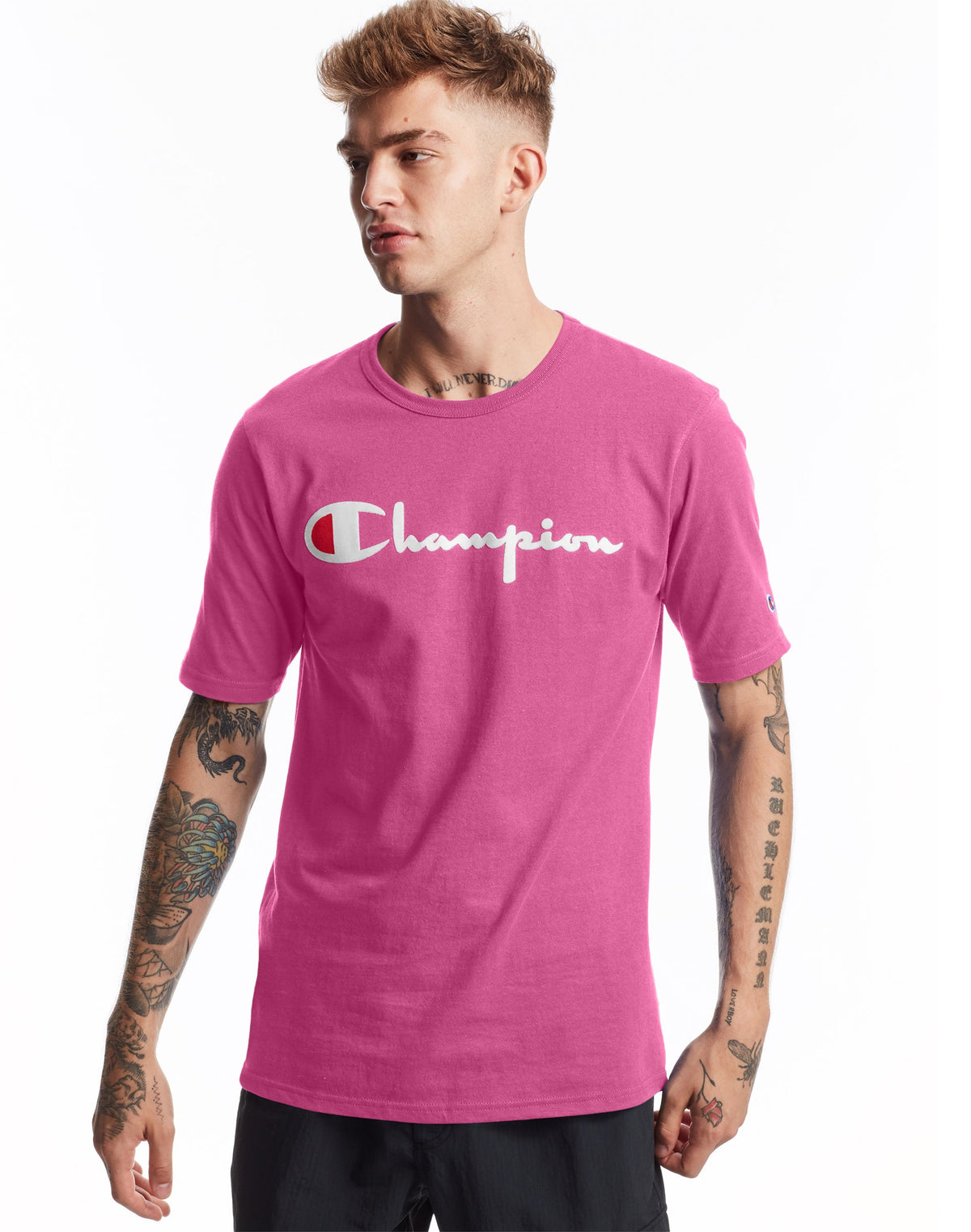 Champion-Heritage Short Sleeve-Parade Pink-GT19Y08252