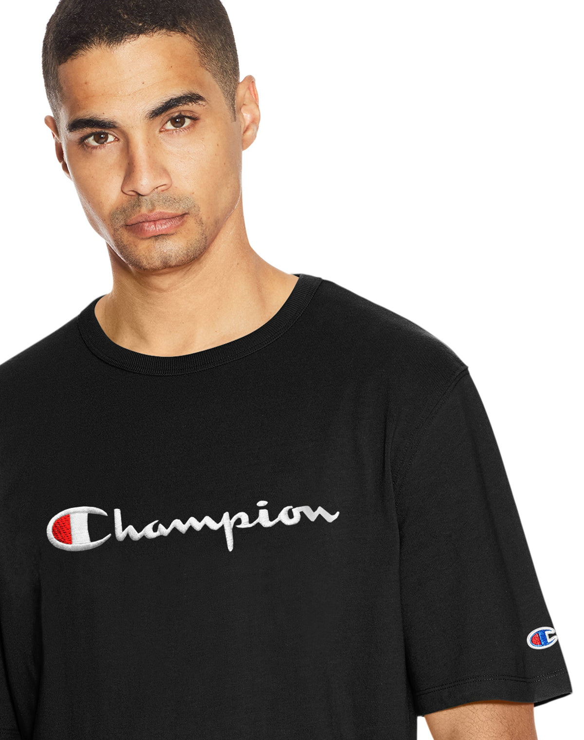 Champion-Tee, Script Logo-Black-T1919G549465