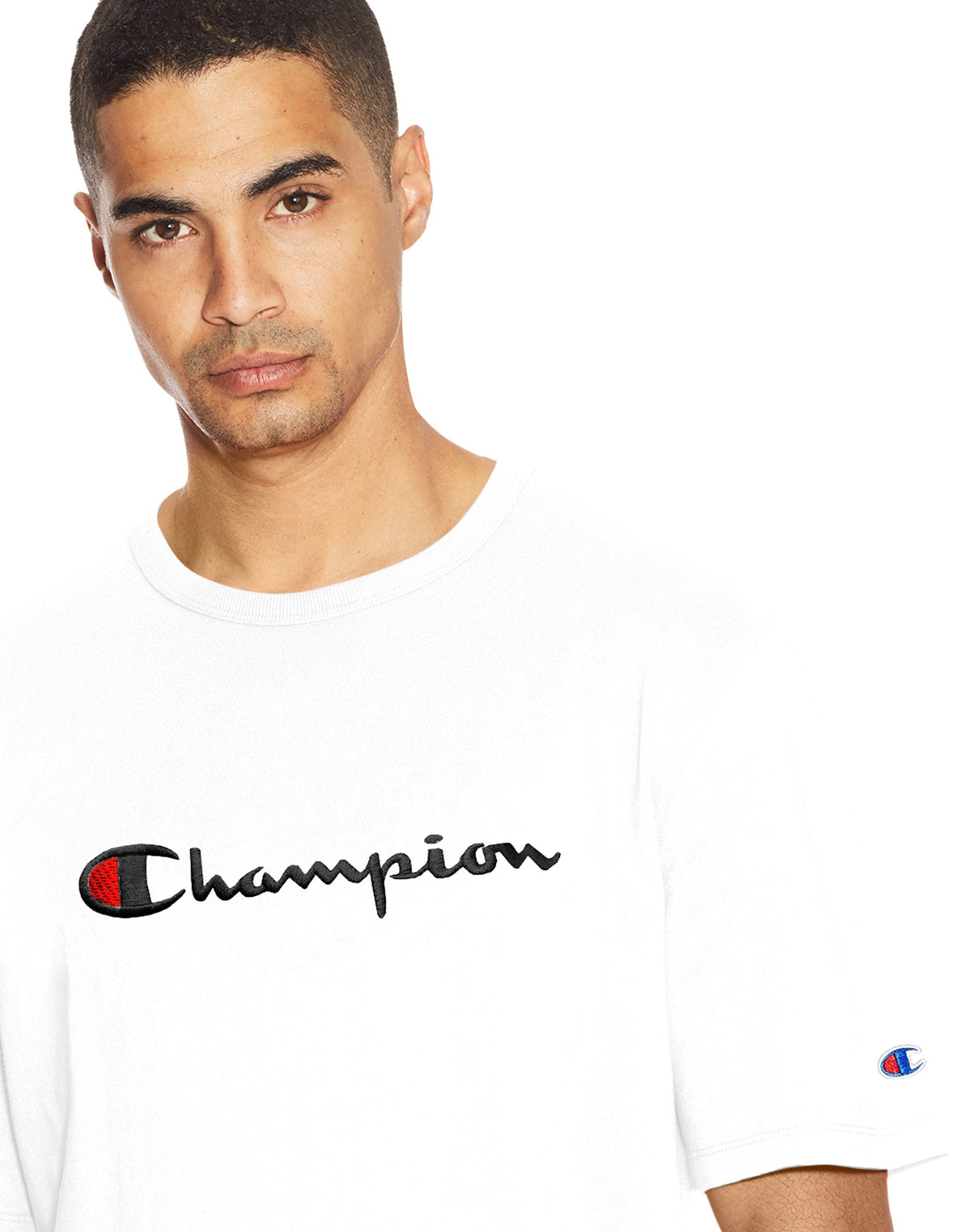 Champion-Tee, Script Logo-White-T1919G549465