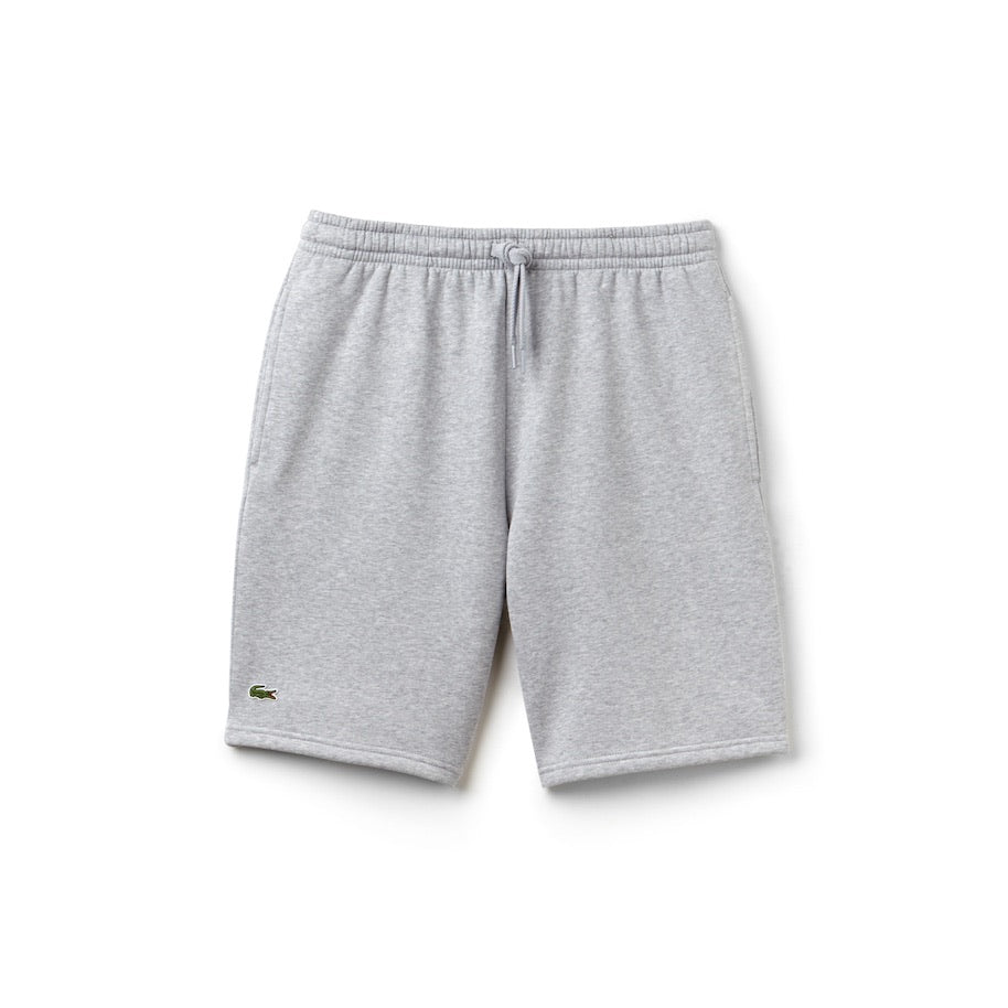 LaCoste-Men's SPORT Tennis Fleece Shorts-Grey Chine•CCA-GH2136