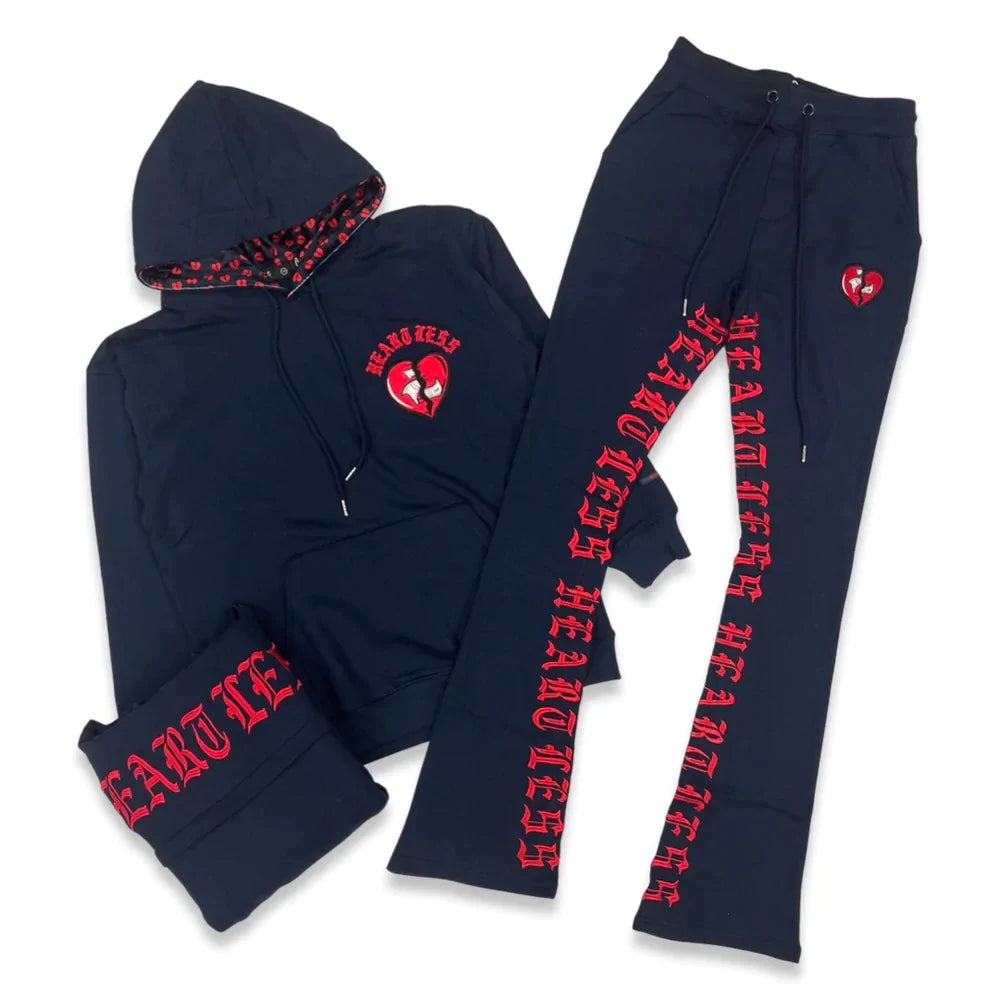 Focus - Heartless Set - Navy Blue/Red