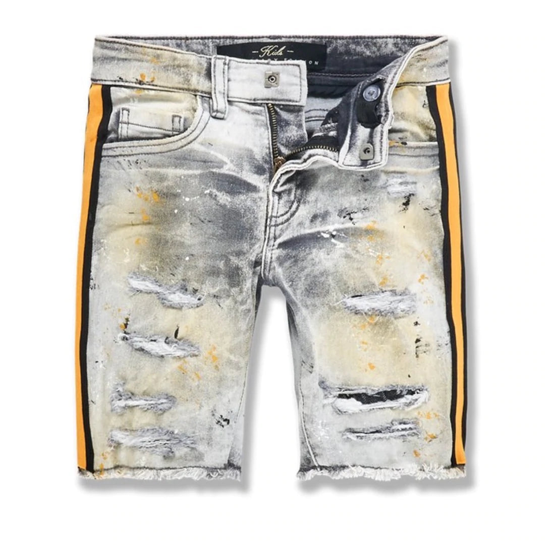 Jordan Craig - Kids Times Up Denim Shorts - Cement Wash - J3175SK
