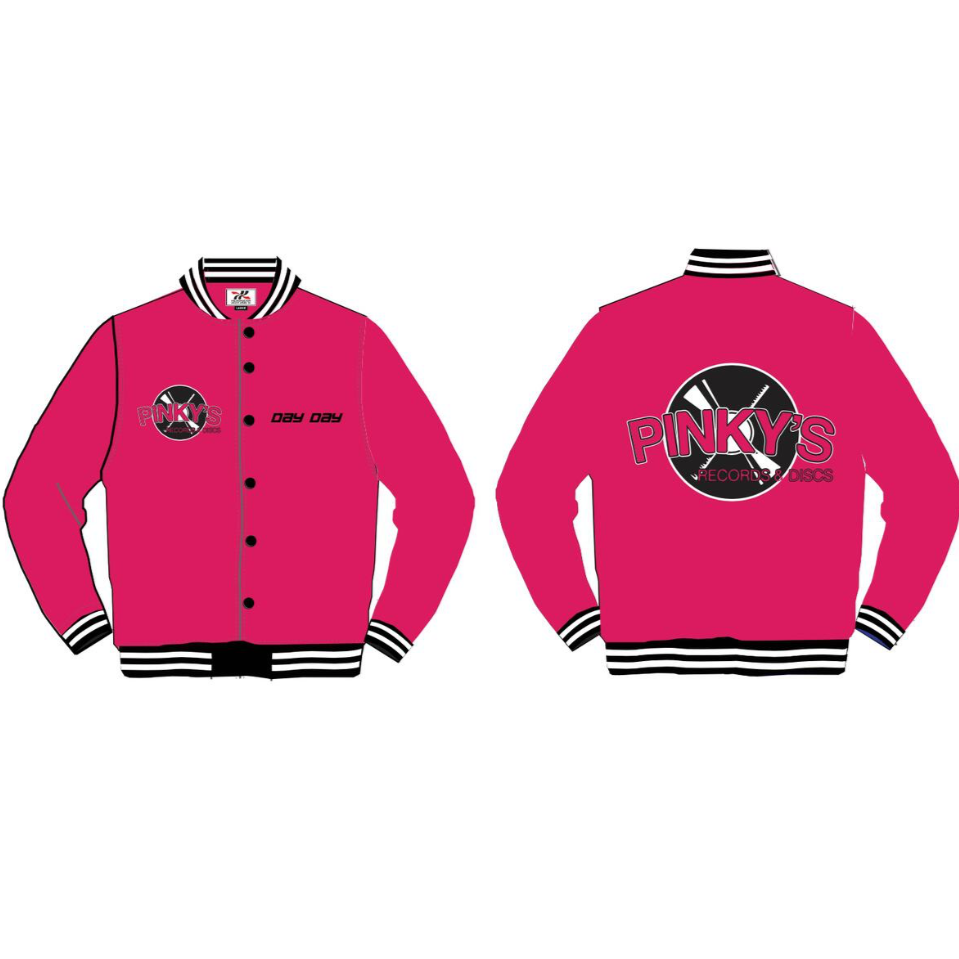 Headgear Classic-Next Friday Pinky's Record Shop Satin Jacket-Pink