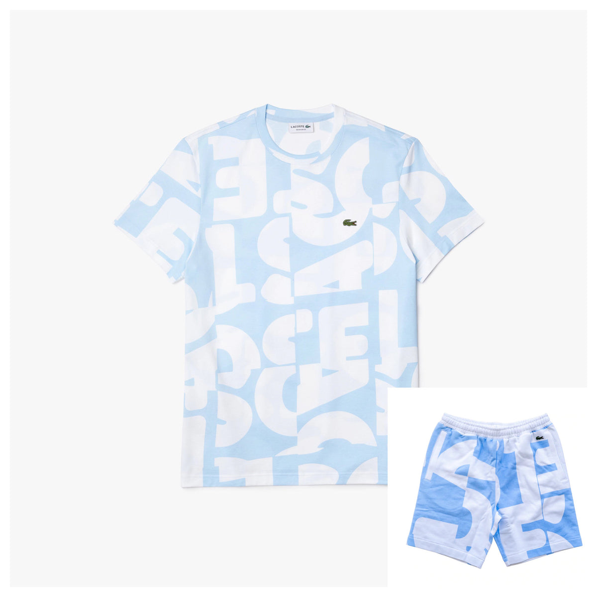 Men's Heritage Graphic Print Cotton Set - Blue/White