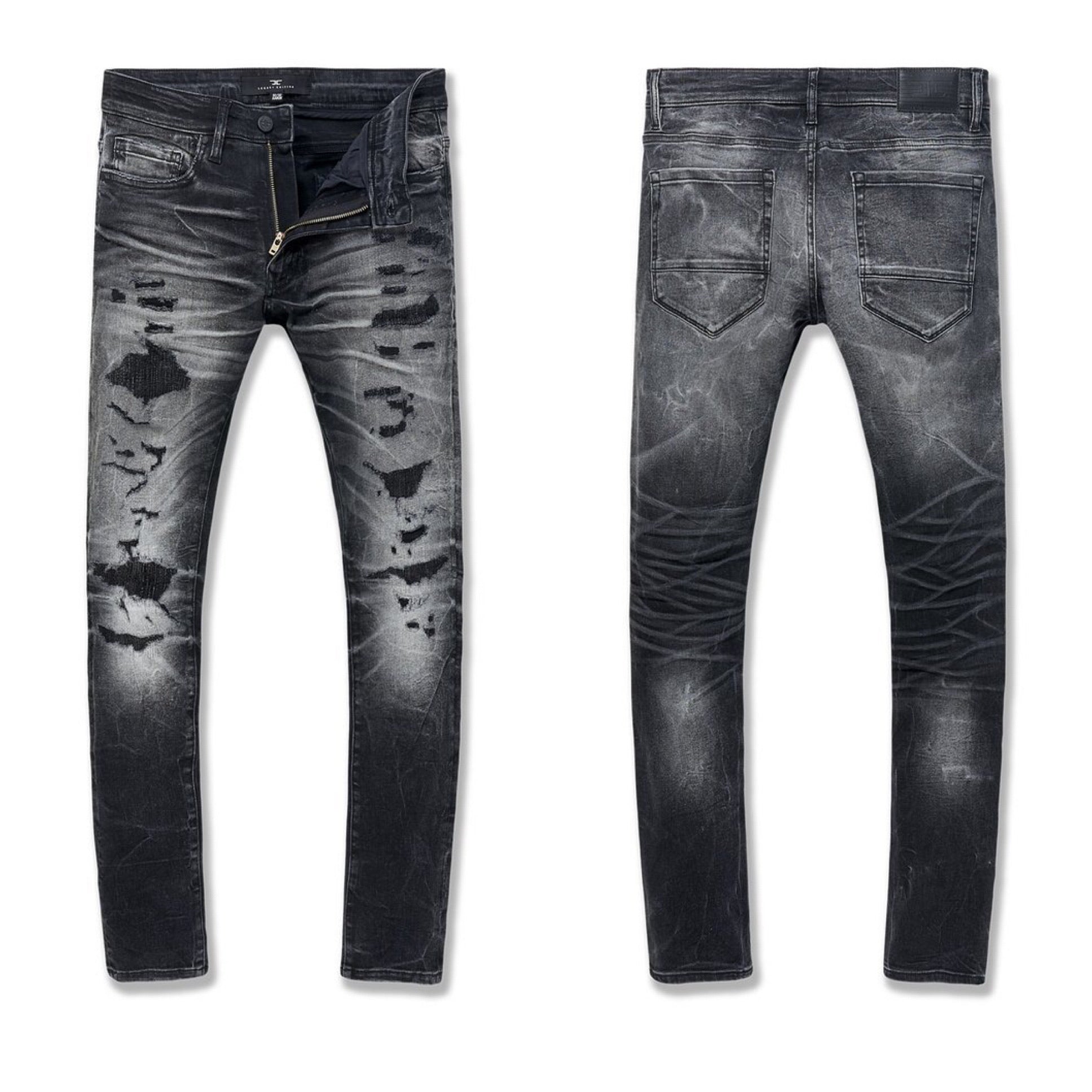 Ross black 2024 ripped jeans