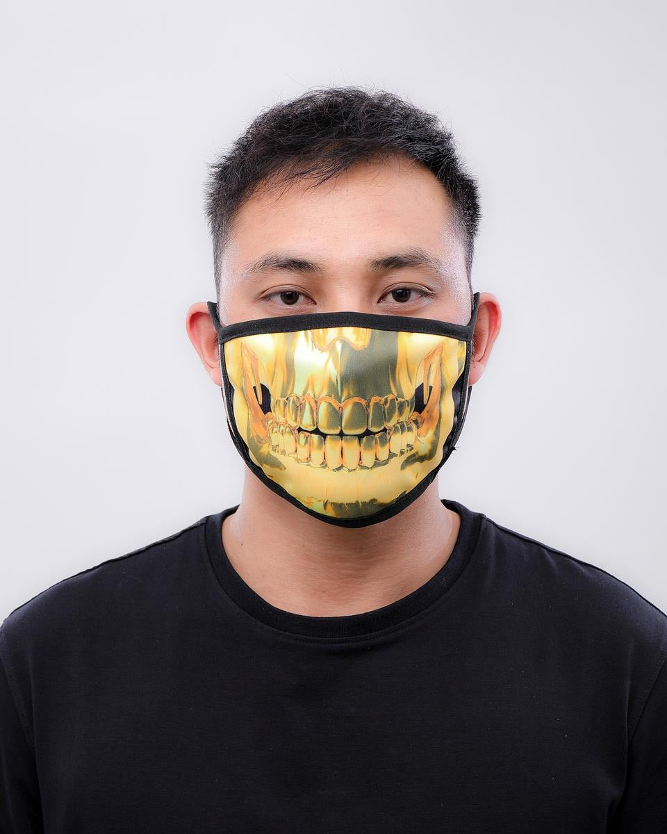 Hudson-Gold Teeth Mask-Gold-E7133266