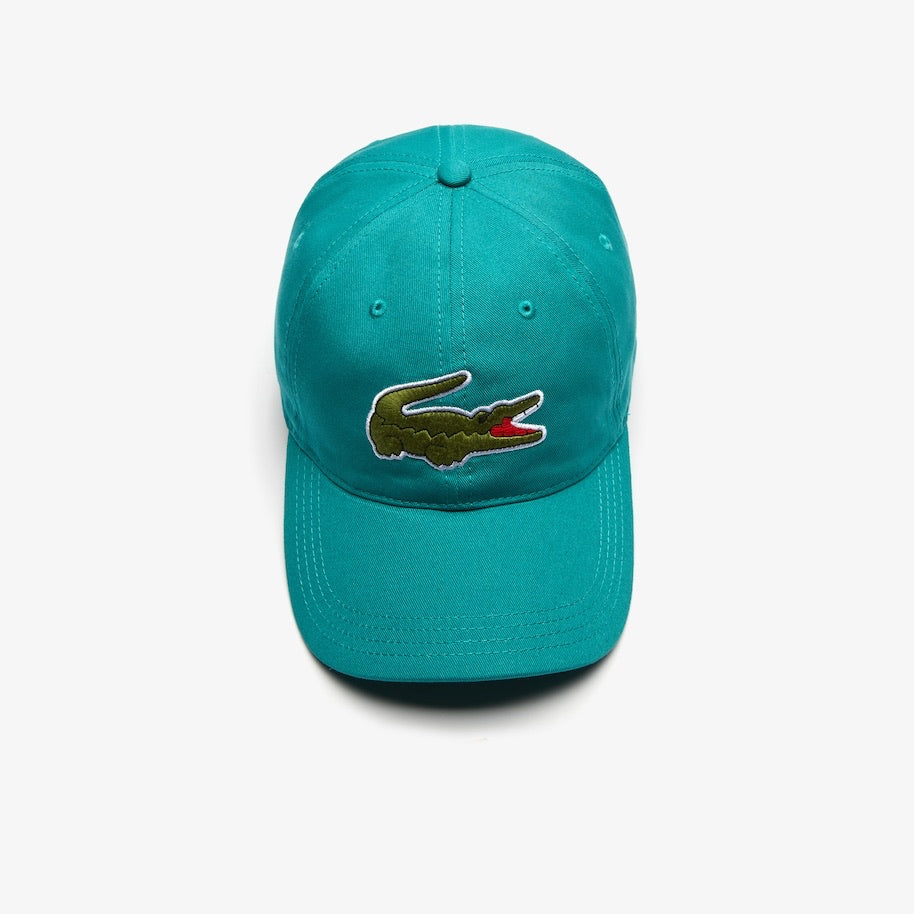 LaCoste-Men's Oversized-Croc Cap-Green • S5J-RK4711-51