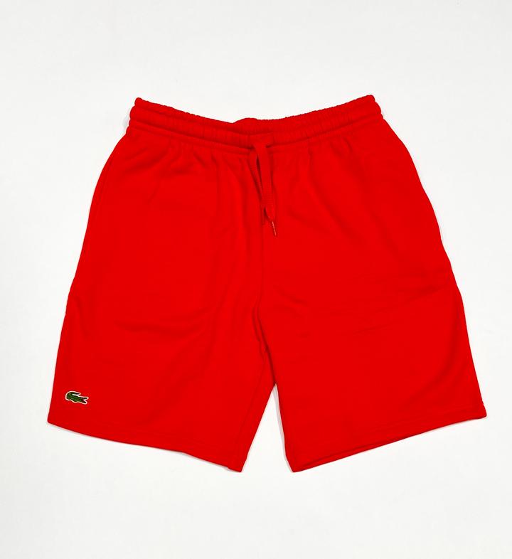 LaCoste-Men's SPORT Tennis Fleece Shorts-Red•S5H-GH2136