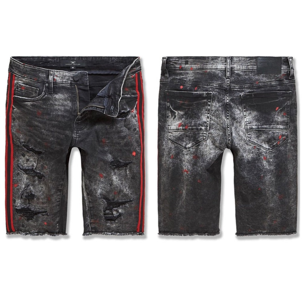 Jordan Craig - Sparta Striped Denim Shorts - Bred - J3168S