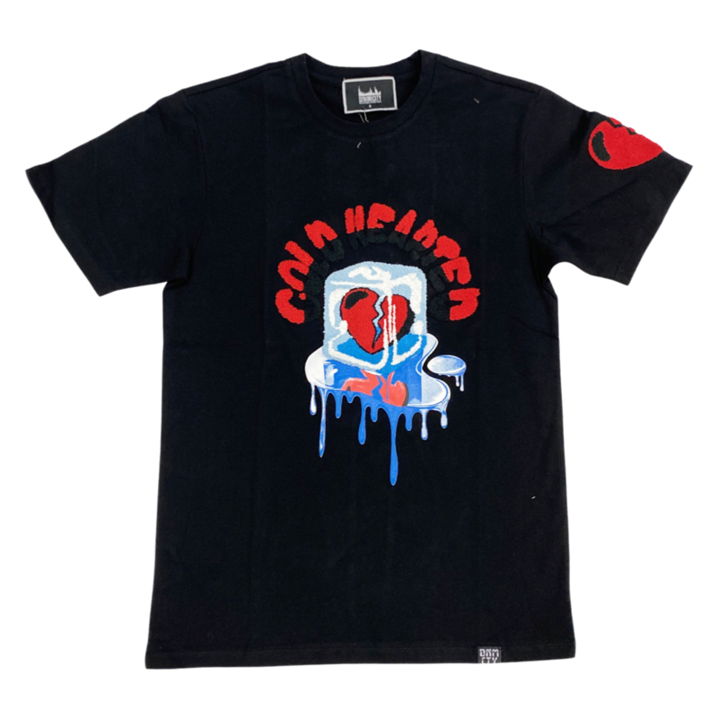 Cold Hearted SS Tee-Black/Red