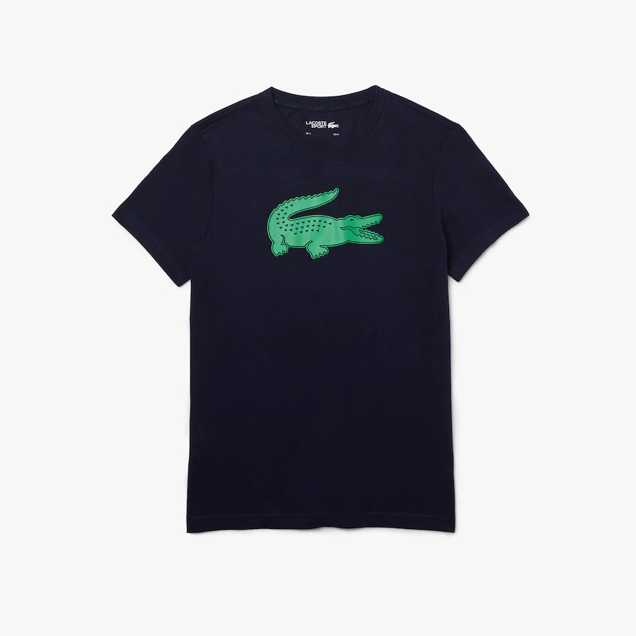 Men's SPORT 3D Print Crocodile Breathable Jersey T-shirt - Navy/Green - TH2042