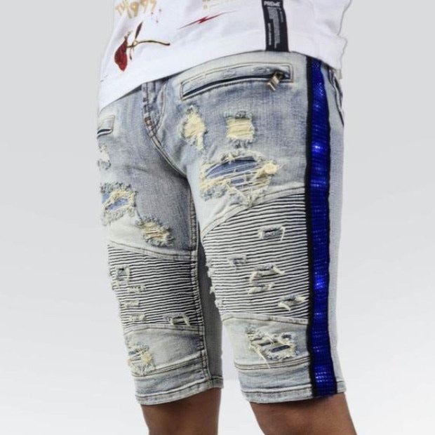 Preme-Royal Crystal Shorts-Itacha Indigo-PR-WB-410