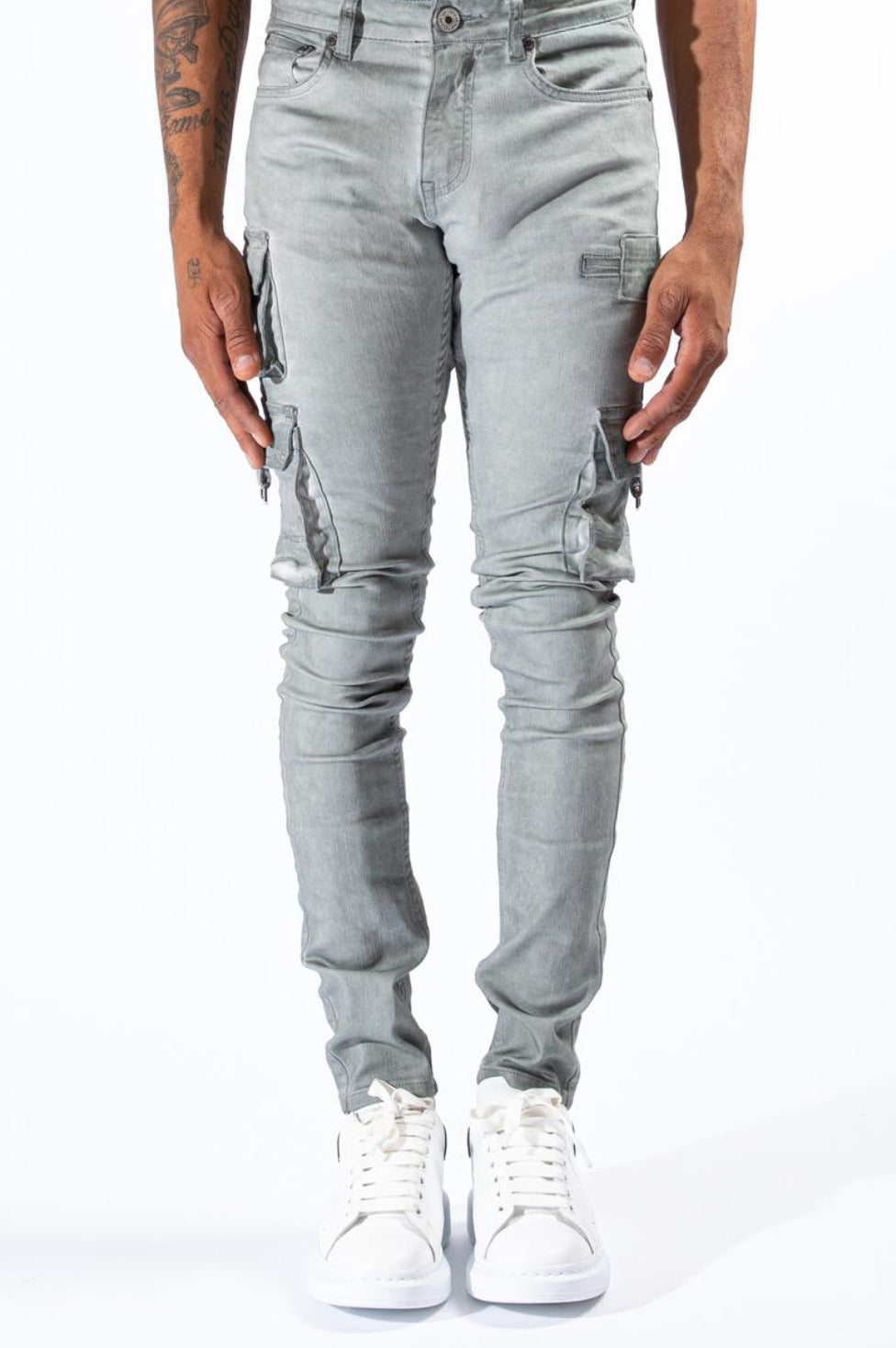 SERENEDE Wolf Grey Cargo outlet Denim