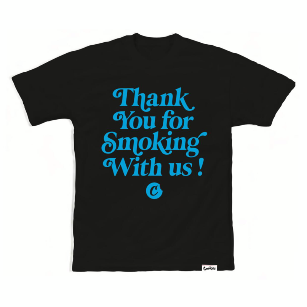 Smoke With Us Tee-Black