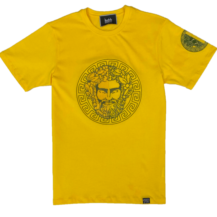 Zeus SS Tee-Yellow/Olive