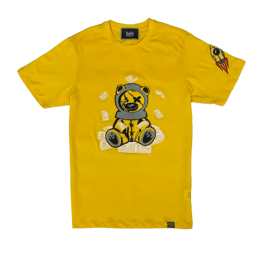 Astronaut Tee-Yellow