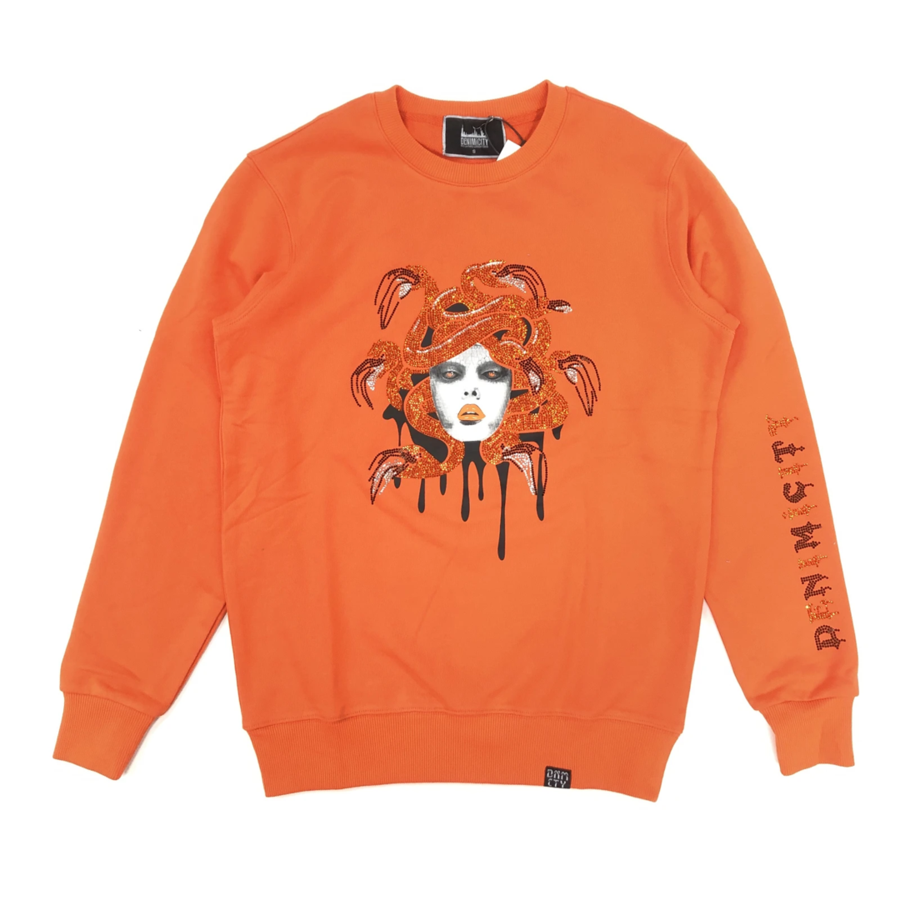 Denimicity-Medusa Sweater-Orange