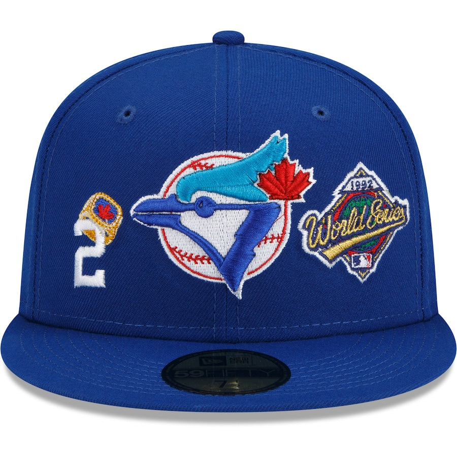 Toronto Blue Jays 2x World Series Champions Count the Rings 59FIFTY Fitted Hat