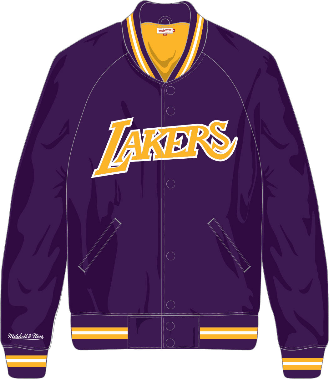 Mitchell And Ness-Los Angeles Lakers Lightweight Satin Kids Jacket
