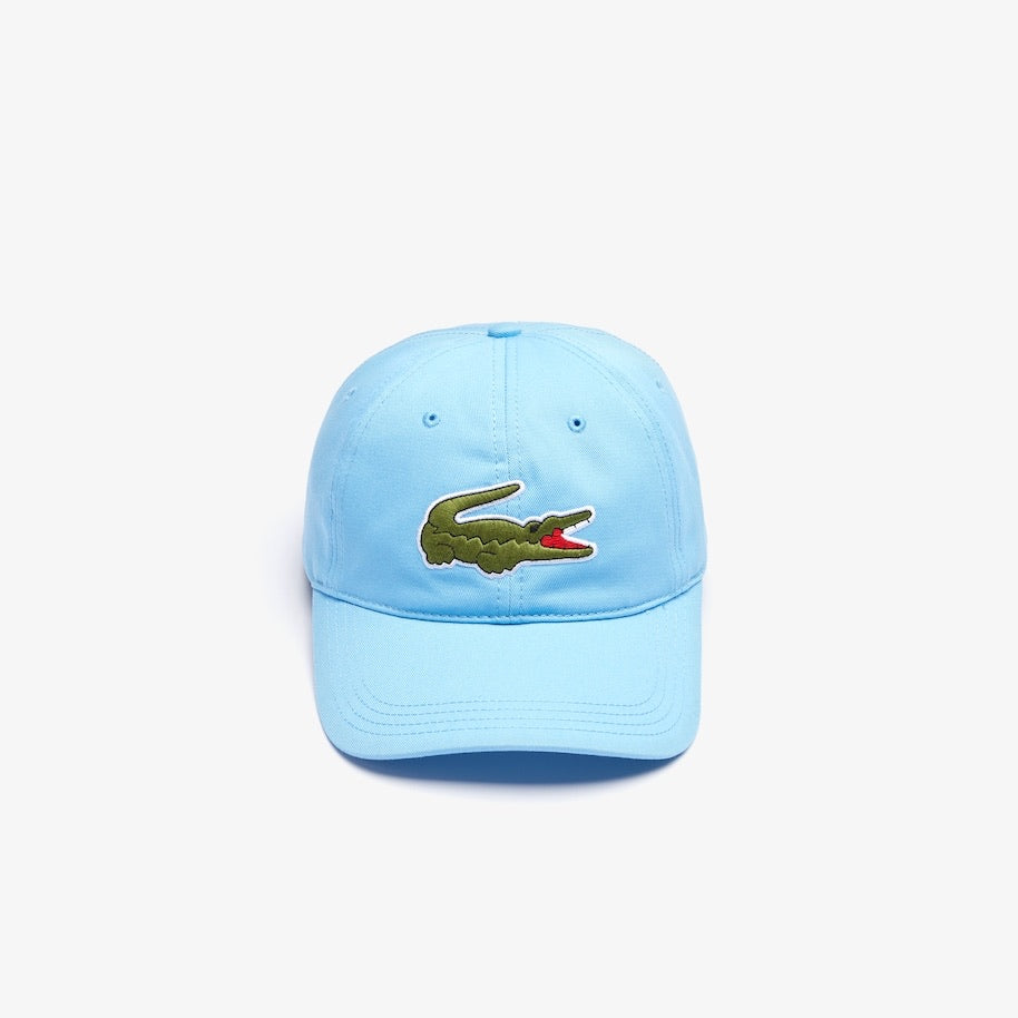 LaCoste-Men's Oversized-Croc Cap- Light Blue • 709-RK4711-51