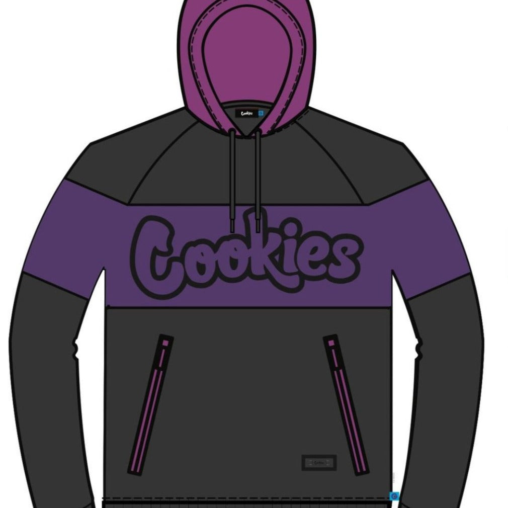 Cookies-Pylon Cotton Hoodie-Black/Purple