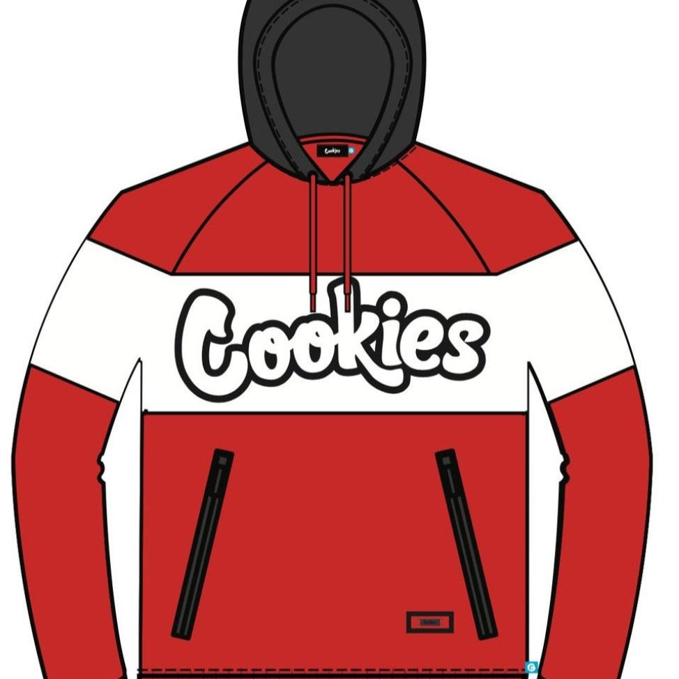 Cookies-Pylon Cotton Hoodie-Red