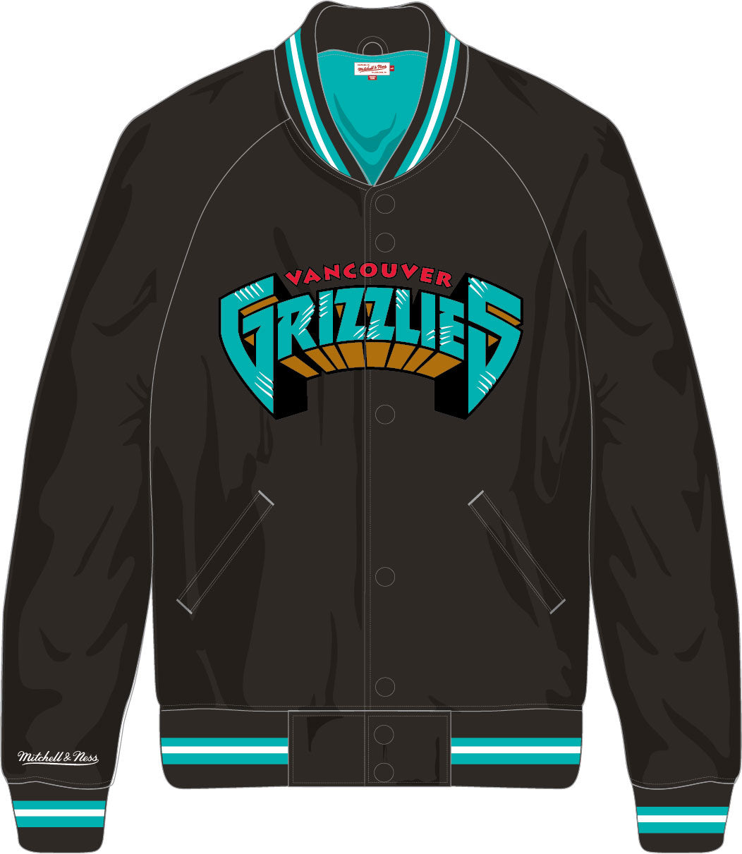 Mitchell and Ness- Vancouver Grizzlies Lightweight Satin Kids Jacket