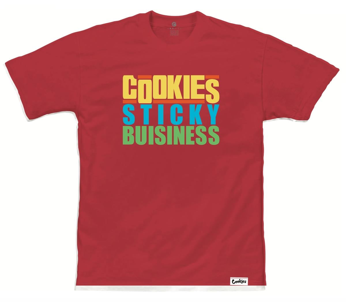 Cookies-Sticky Business Tee-Red