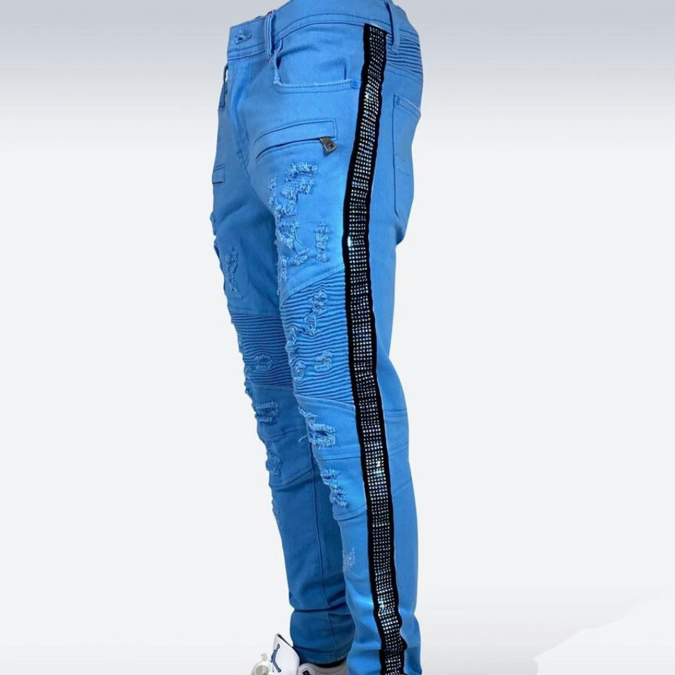 Preme Jeans-Light Blue Stone Jeans-U.C.Blue
