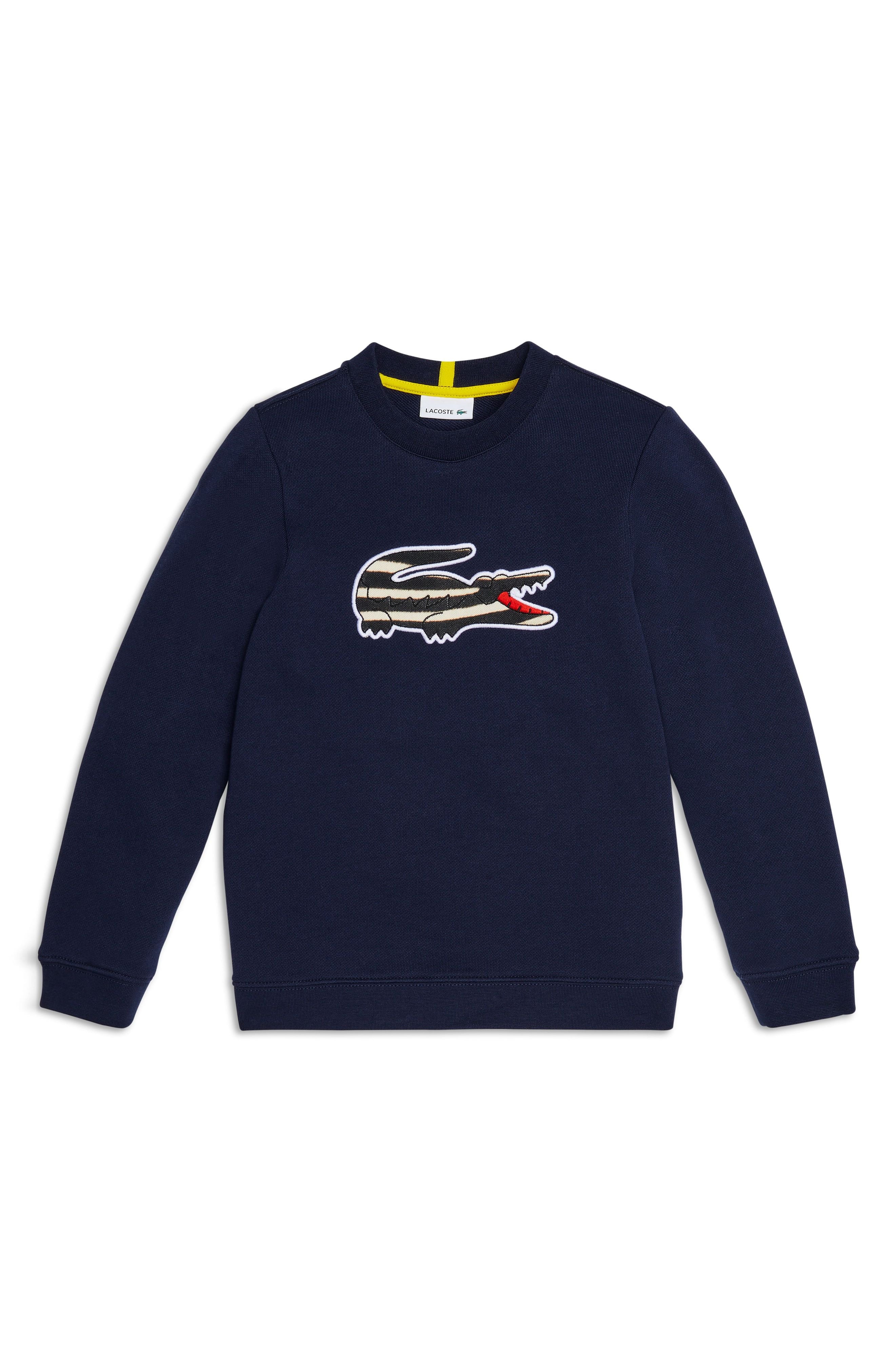 Boys Lacoste x National Geographic Fleece Sweatshirt Todays Man