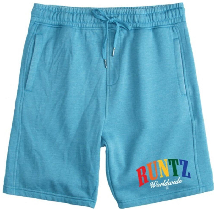 Runtz-Runtz Worldwide Shorts-Light Blue