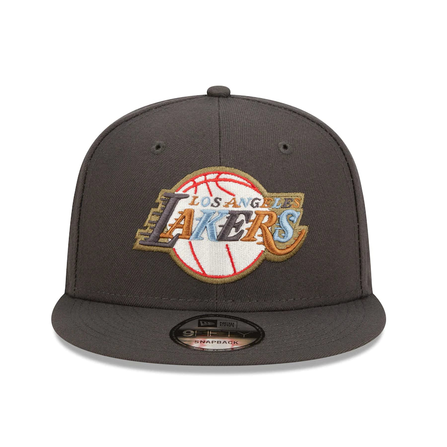 New Era (60277407) - Los Angeles Lakers Color Pack Charcoal Snapback