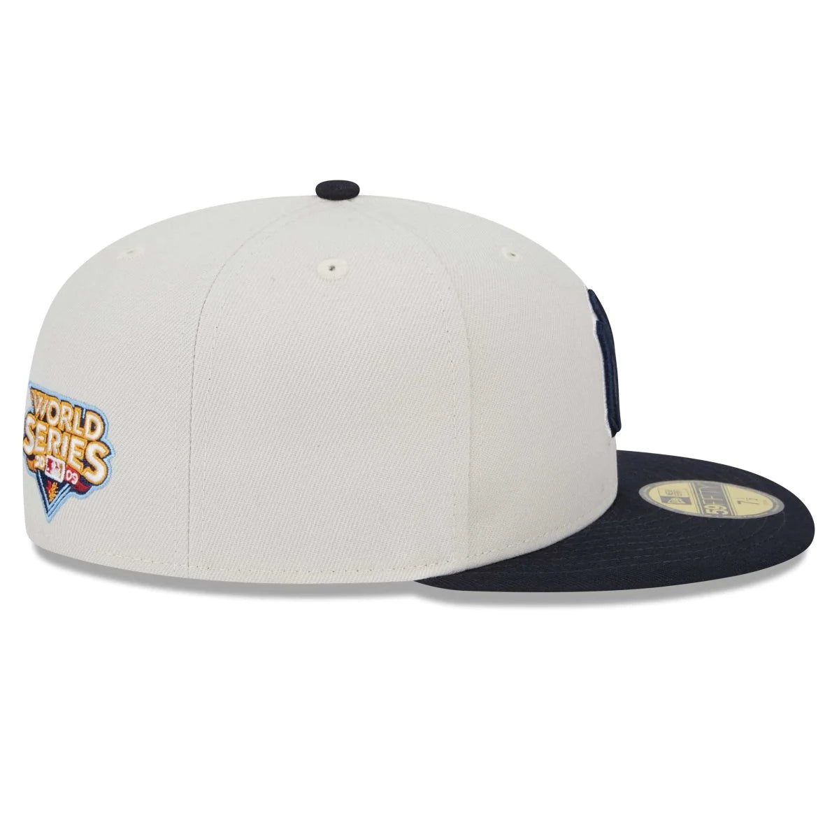 New Era - New York Yankees World Class Back Patch Fitted Hat - Gray/Navy