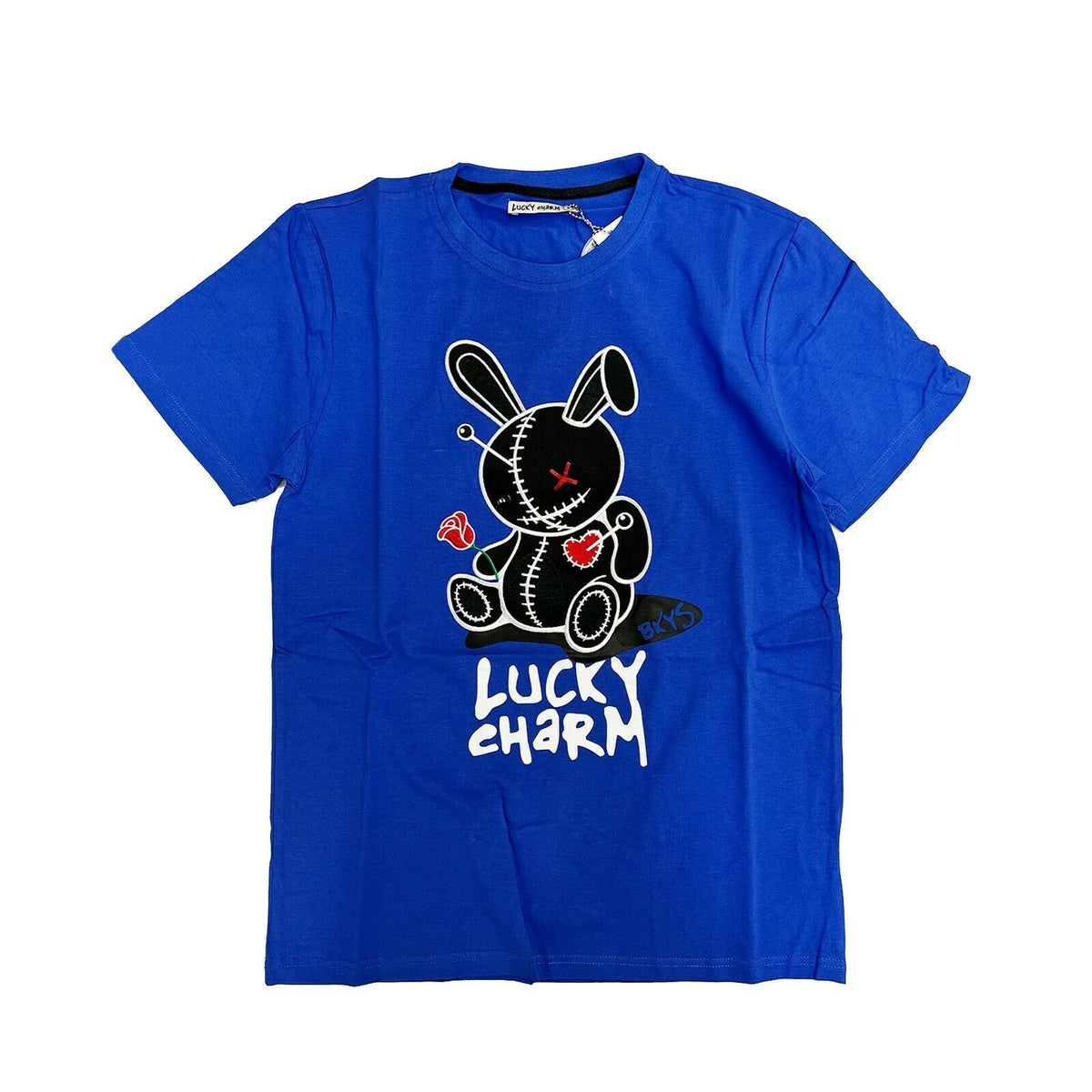 "Lucky Charm" Tee - Royal Blue