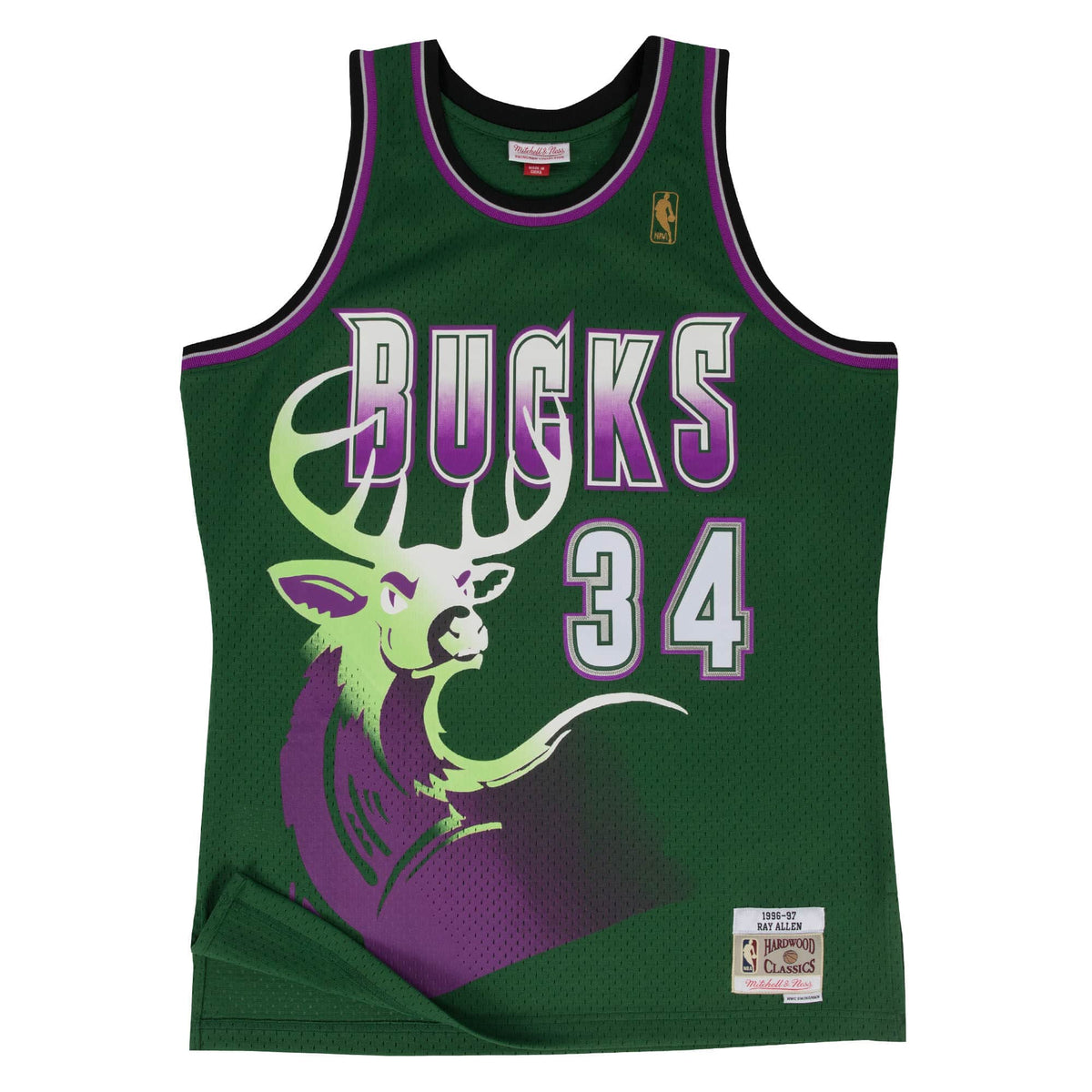 Kids Milwaukee Bucks Ray Allen 1996-97 Jersey