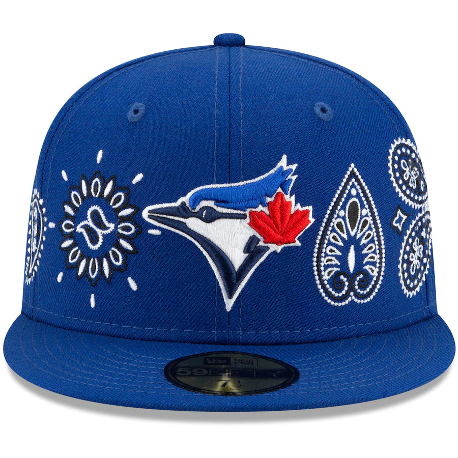 Toronto Blue Jays New Era Paisley 59FIFTY Fitted Hat - Blue