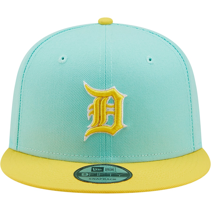 Detroit Tigers New Era Color Pack 9FIFTY SnapBack - Turquoise/Yellow