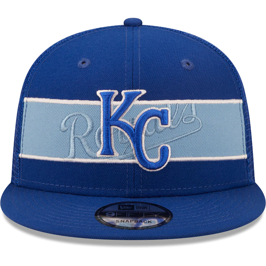 Kansas City Royals New Era Tonal Band Trucker 9FIFTY Snapback Hat - Royal