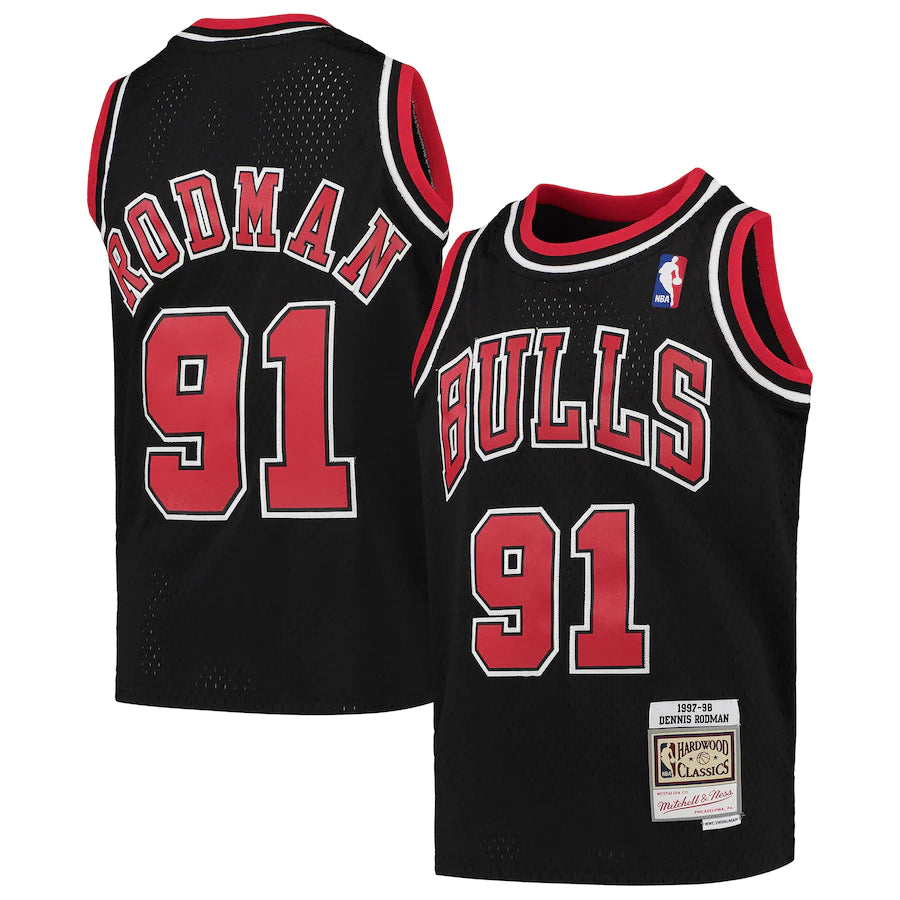 Kids Chicago Bulls Dennis Rodman 1997-98 Jersey