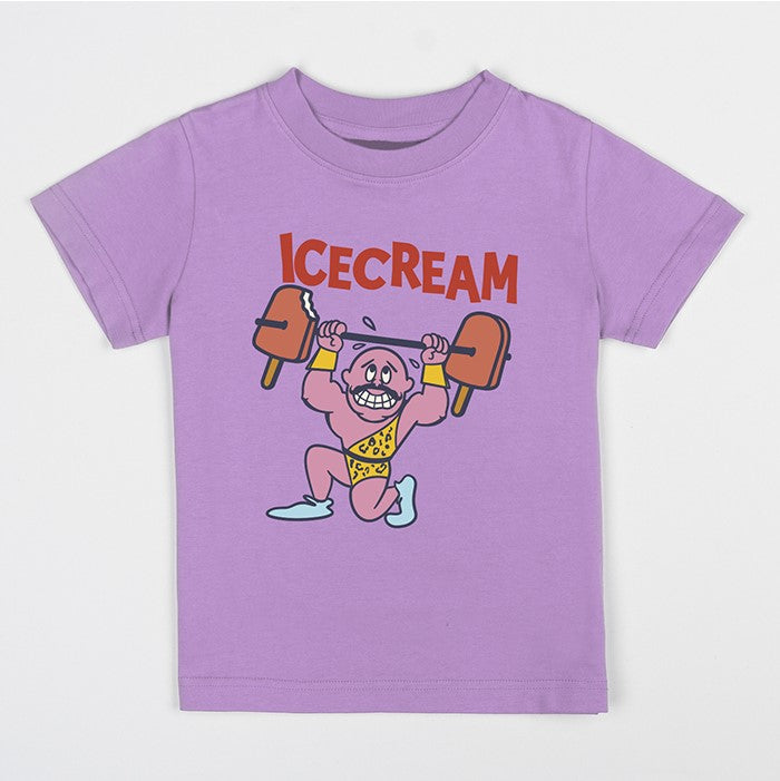 Kid's Ice Cream "Coney Island" Tee - Sheer Lilac