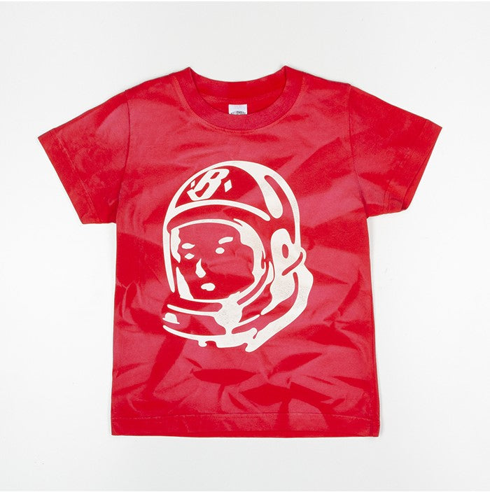 Kid's Washed Helmet SS Tee - True Red